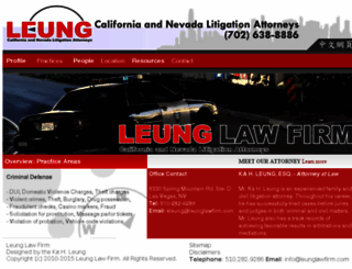 leunglawfirm.com screenshot