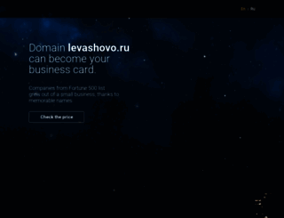 levashovo.ru screenshot