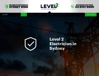 level2electriciansydney.com.au screenshot