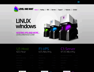 levelonehost.com screenshot