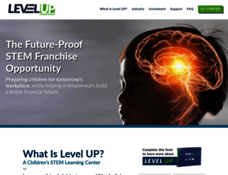 levelupfranchise.com screenshot