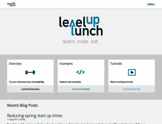 leveluplunch.com screenshot