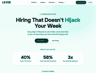 lever.co screenshot