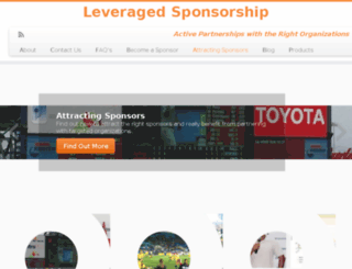 leveragedsponsorship.com screenshot
