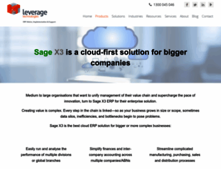 leveragex3.com.au screenshot