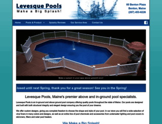 levesquepool.com screenshot