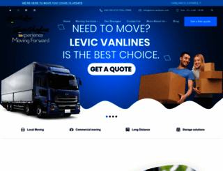 levicvanlines.com screenshot