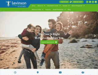 levinsonchiropractic.com screenshot