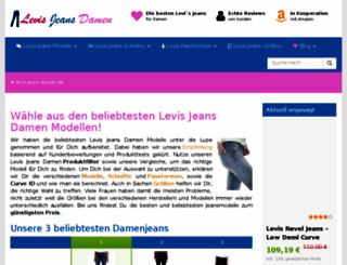 levis-jeans-damen.de screenshot