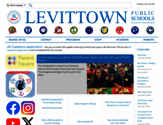 levittownschools.com screenshot