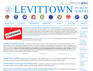 levittownschools.org screenshot