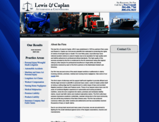 lewis-caplan.com screenshot