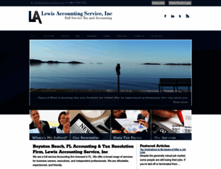 lewisaccounting.com screenshot