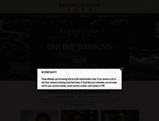 lewisandclarkbank.com screenshot