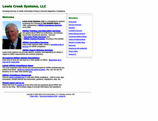 lewiscreeksystems.com screenshot