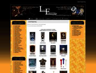 lewisengraving.com screenshot