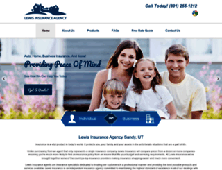 lewisfamilyinsurance.com screenshot