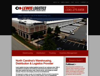 lewislogistics.com screenshot