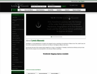 lewismasonic.co.uk screenshot
