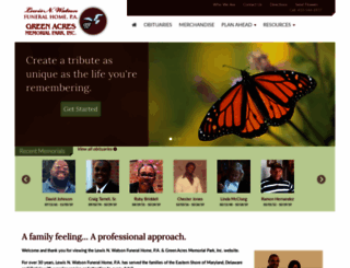 lewisnwatsonfuneralhome.com screenshot