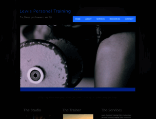 lewispersonaltraining.com screenshot