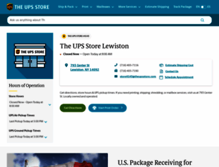 lewiston-ny-6143.theupsstorelocal.com screenshot