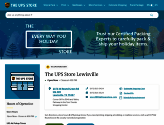 lewisville-tx-3847.theupsstorelocal.com screenshot