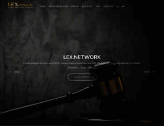 lex.network screenshot