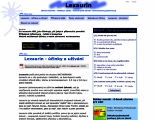 lexaurin.psychoweb.cz screenshot