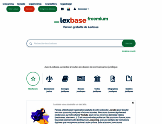 lexbase.fr screenshot