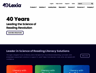 lexialearning.com screenshot