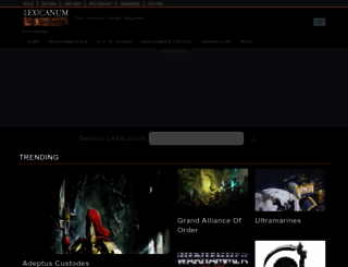 lexicanum.com screenshot