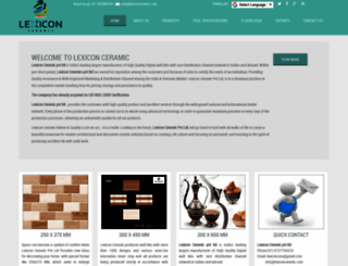 lexiconceramic.com screenshot