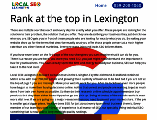lexington-seo.com screenshot