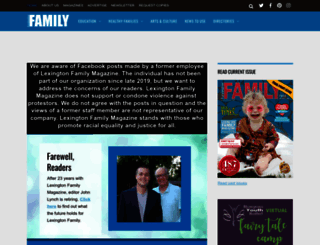 lexingtonfamily.com screenshot