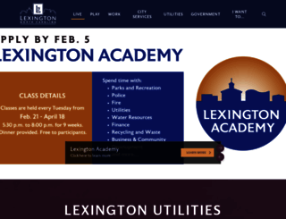 lexingtonnc.net screenshot