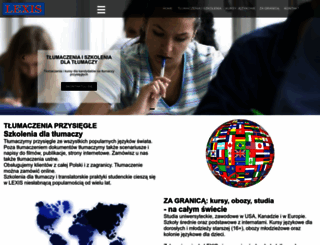 lexis.edu.pl screenshot