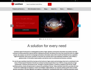 lexisnexis.co.za screenshot