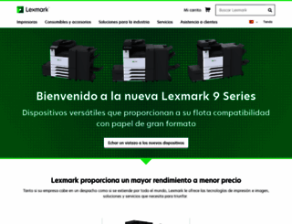 lexmark.es screenshot