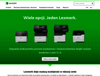 lexmark.pl screenshot