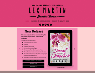 lexmartinwrites.com screenshot