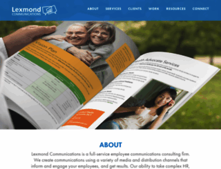 lexmondcommunications.com screenshot