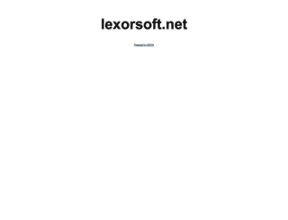 lexorsoft.net screenshot