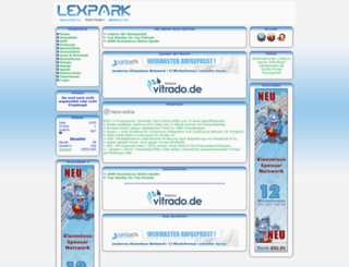 lexpark.de screenshot
