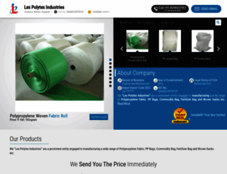 lexpolytexindustries.com screenshot