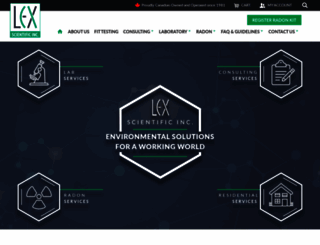 lexscientific.com screenshot