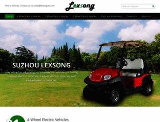 lexsong-ev.com screenshot