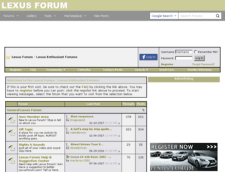 lexusforum.com screenshot