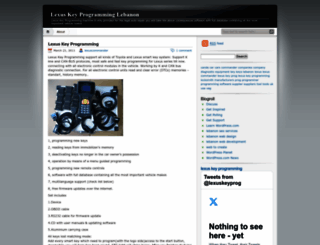 lexuskeyprogramming.wordpress.com screenshot
