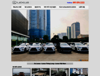 lexusmienbac.com.vn screenshot